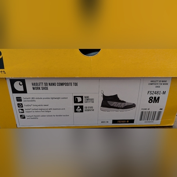 Carhartt Women's Haslett Sd Nano Composite Toe Work Sneaker Sz 8M New In Box - Picture 11 of 12